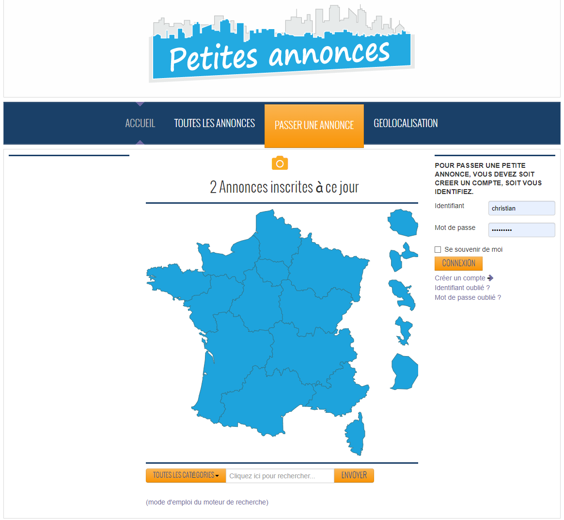 petites annonces lesitedesassociations.fr